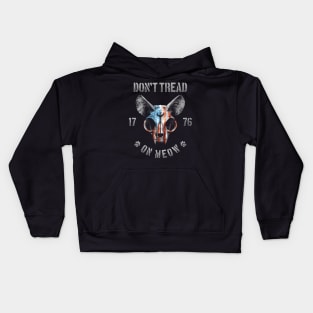 Don't Tread on Meow Kids Hoodie